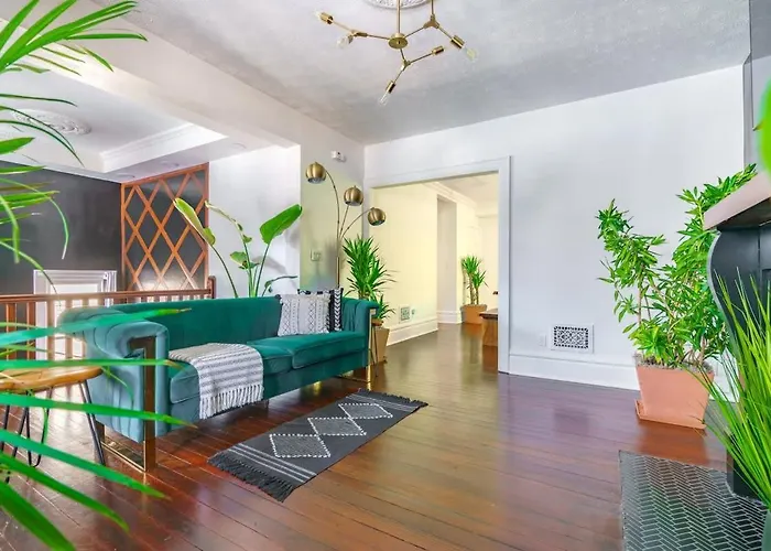 Jungle Casa By Jungle House Walkable To High Street Near Nationwide Arena Convention Center & Osu Private Parking Downtown & Short