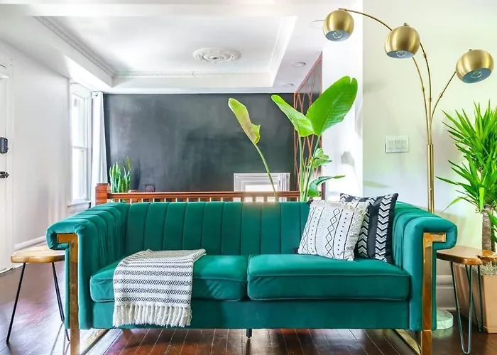 Jungle Casa By Jungle House Walkable To High Street Near Nationwide Arena Convention Center & Osu Private Parking Downtown & Short Сasa de vacaciones Columbus